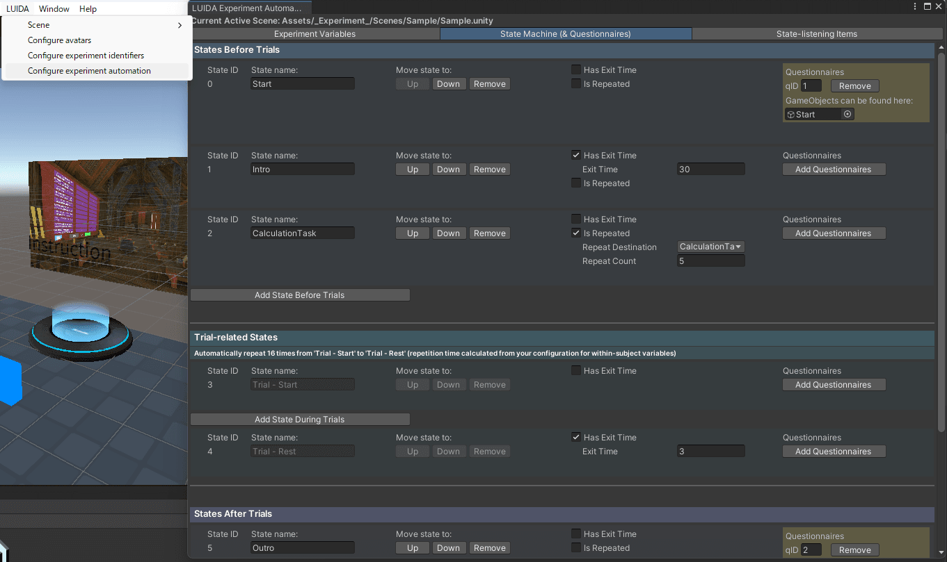 State Machine tab.